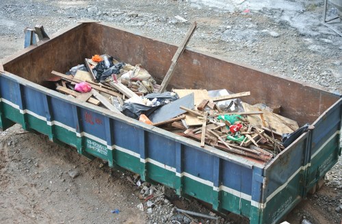 Graphic representing commercial waste services in Wallington